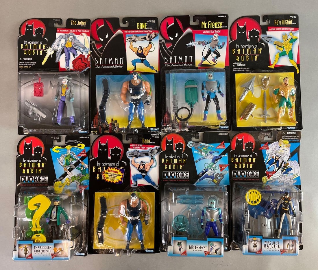 Group of Kenner The Adventures of Batman and Robin Action Figures and More (1 of 2)