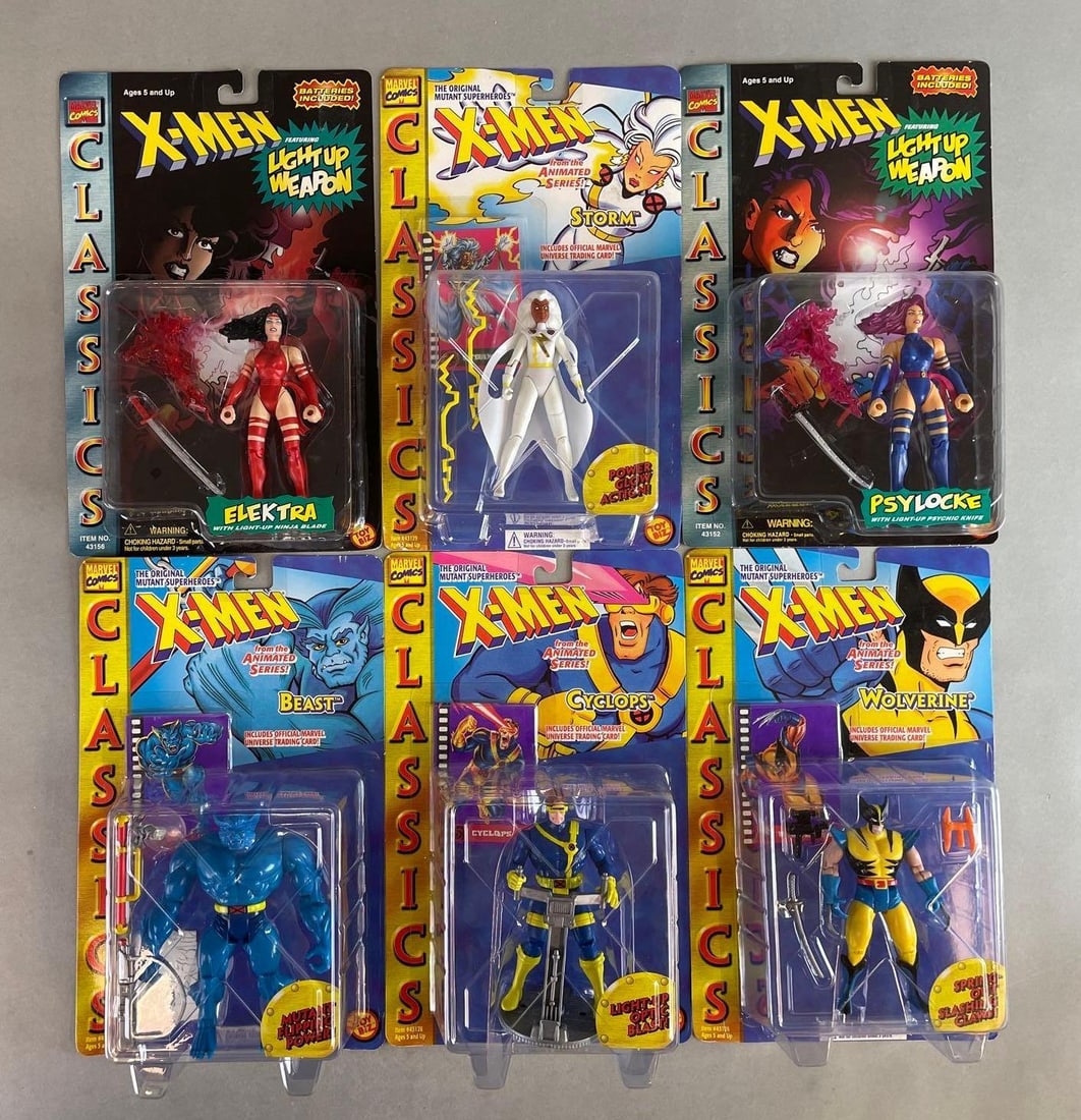 Group of 1990s Toy Biz X-Men Classics Action Figures (1 of 2)