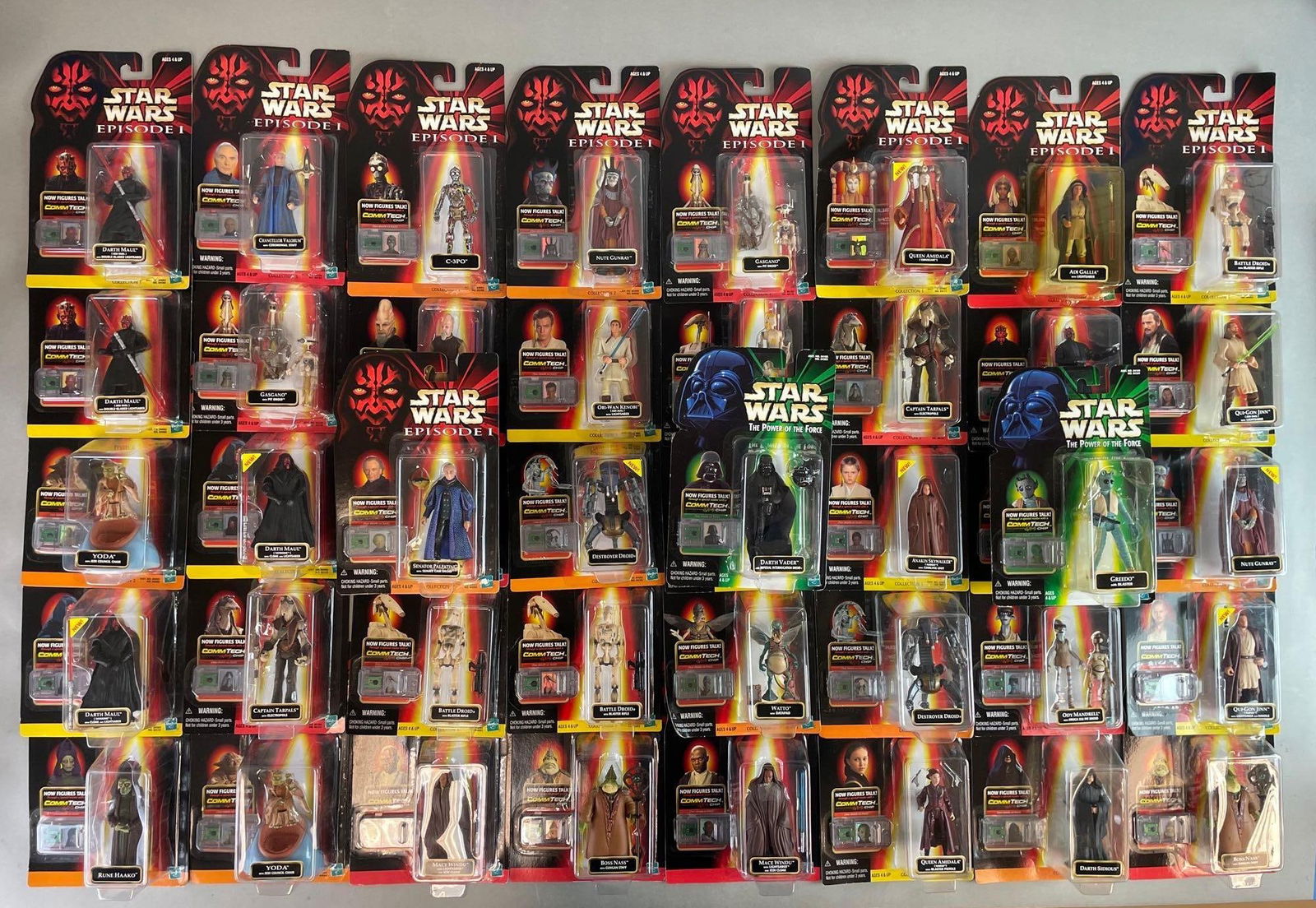 Group of Hasbro Star Wars Episode 1 Action Figures (1 of 3)