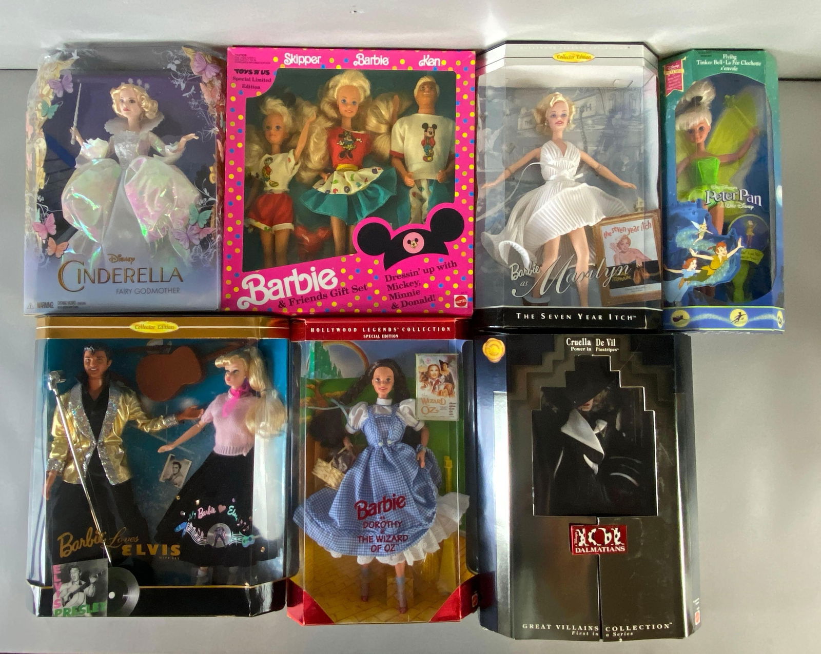 Group of 7 Mattel Barbie Fashion Dolls (1 of 3)
