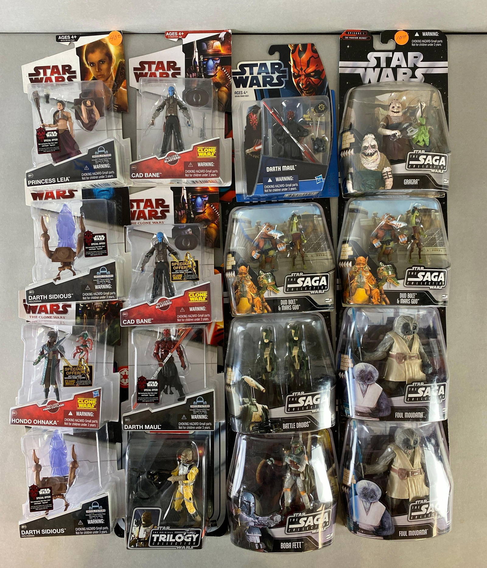 Group Of Hasbro Star Wars Action Figures Auction