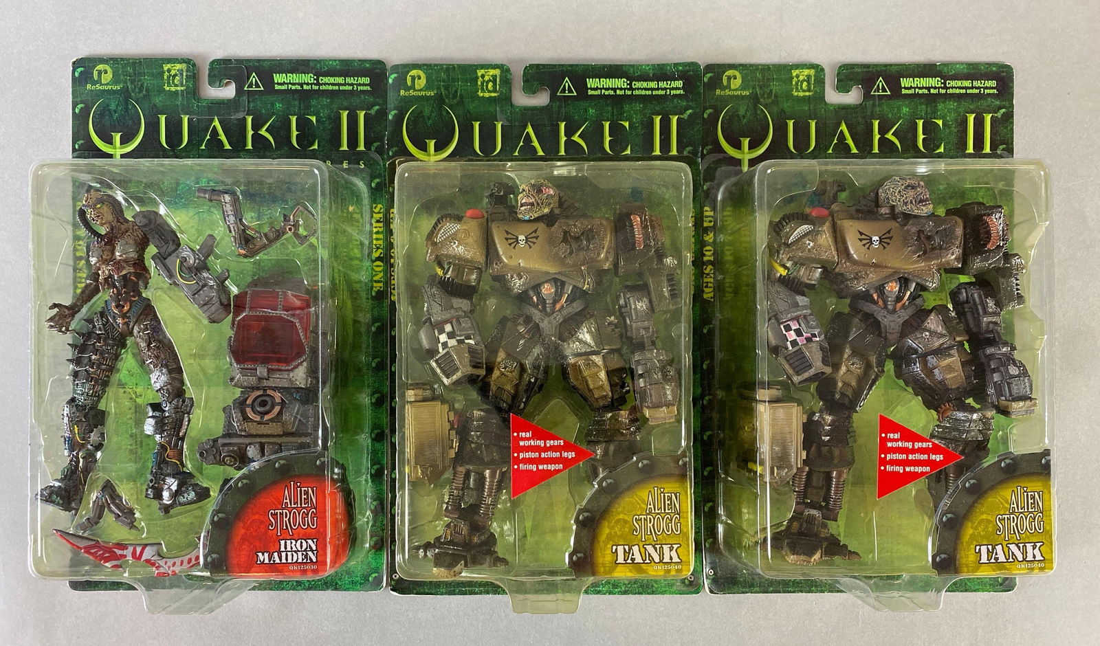 Group of 3 ReSaurus Quake 2 Action Figures (1 of 2)