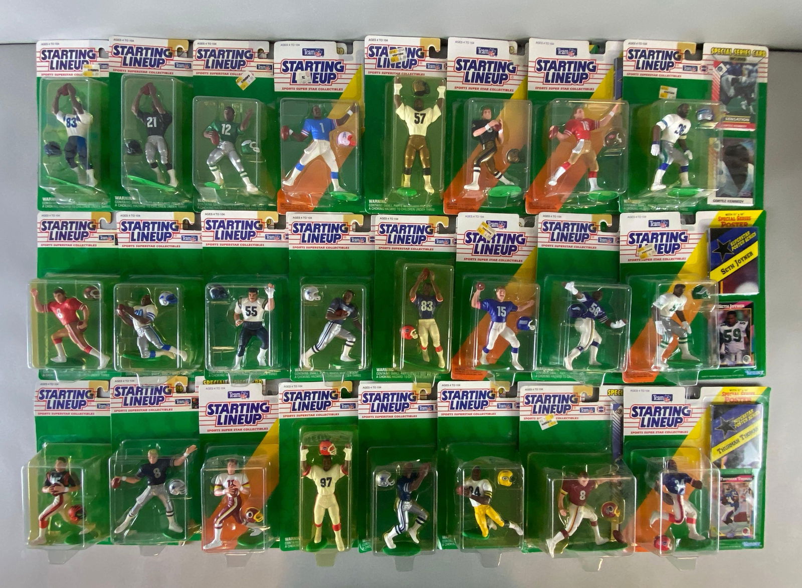 Group of Early 1990s Kenner Starting Lineup NFL Figures (1 of 4)