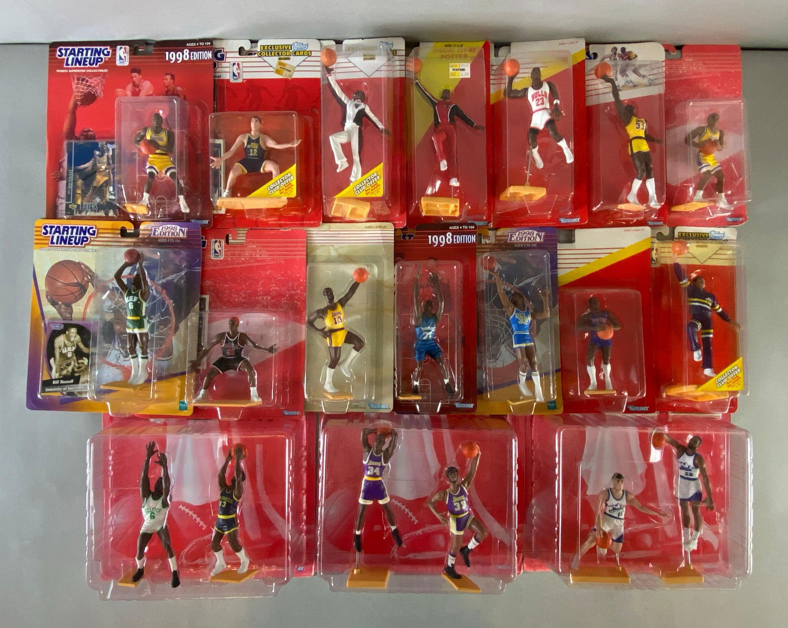 Group of 1997-1998 Starting Lineup NBA Figures (1 of 3)