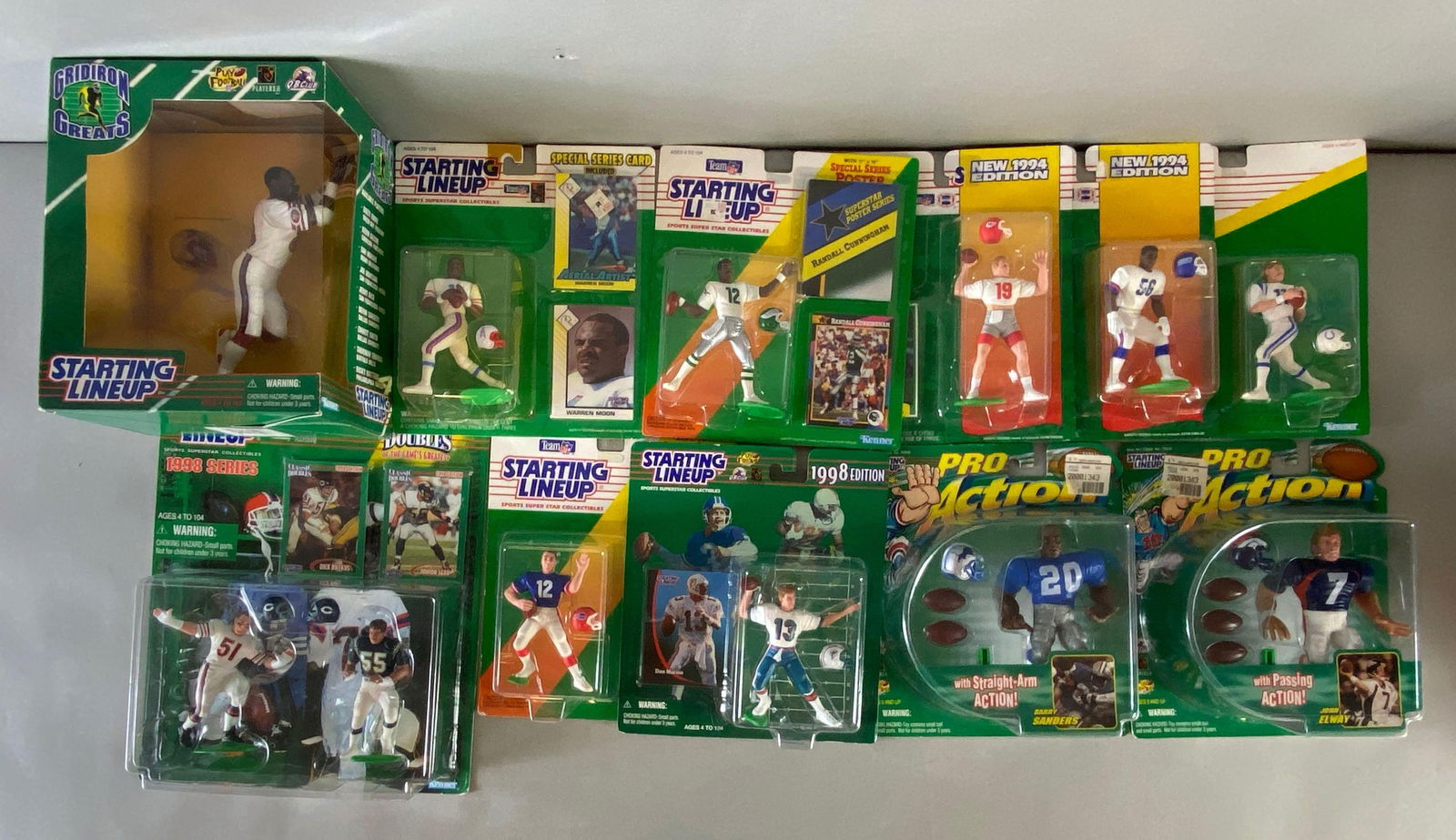 Group of Kenner 1990s Starting Lineup NFL Figures (1 of 3)