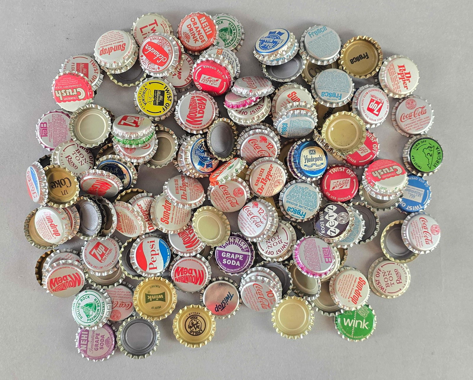 Group of Vintage Soda and Beer Crown Bottle Caps (1 of 3)