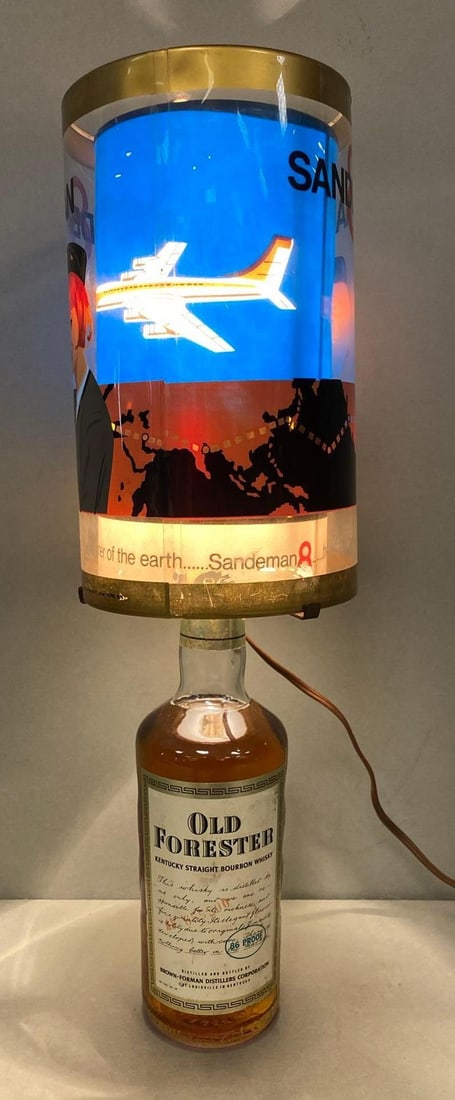 Sandeman 8 Jet Set Scotch Heat Motion Table Lamp (1 of 3)