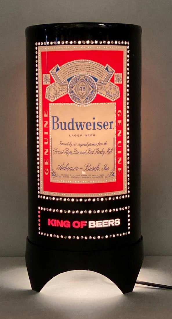 Budweiser Lager Beer Heat Motion Table Lamp (1 of 3)