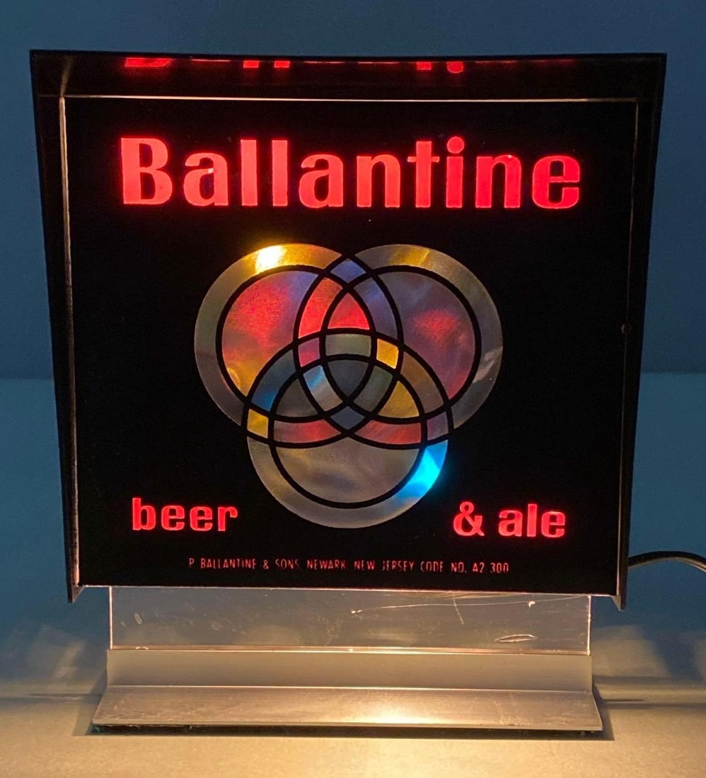 Ballantine Light Up Motion Kaleidoscope Advertising Beer and Ale Register Topper (1 of 5)