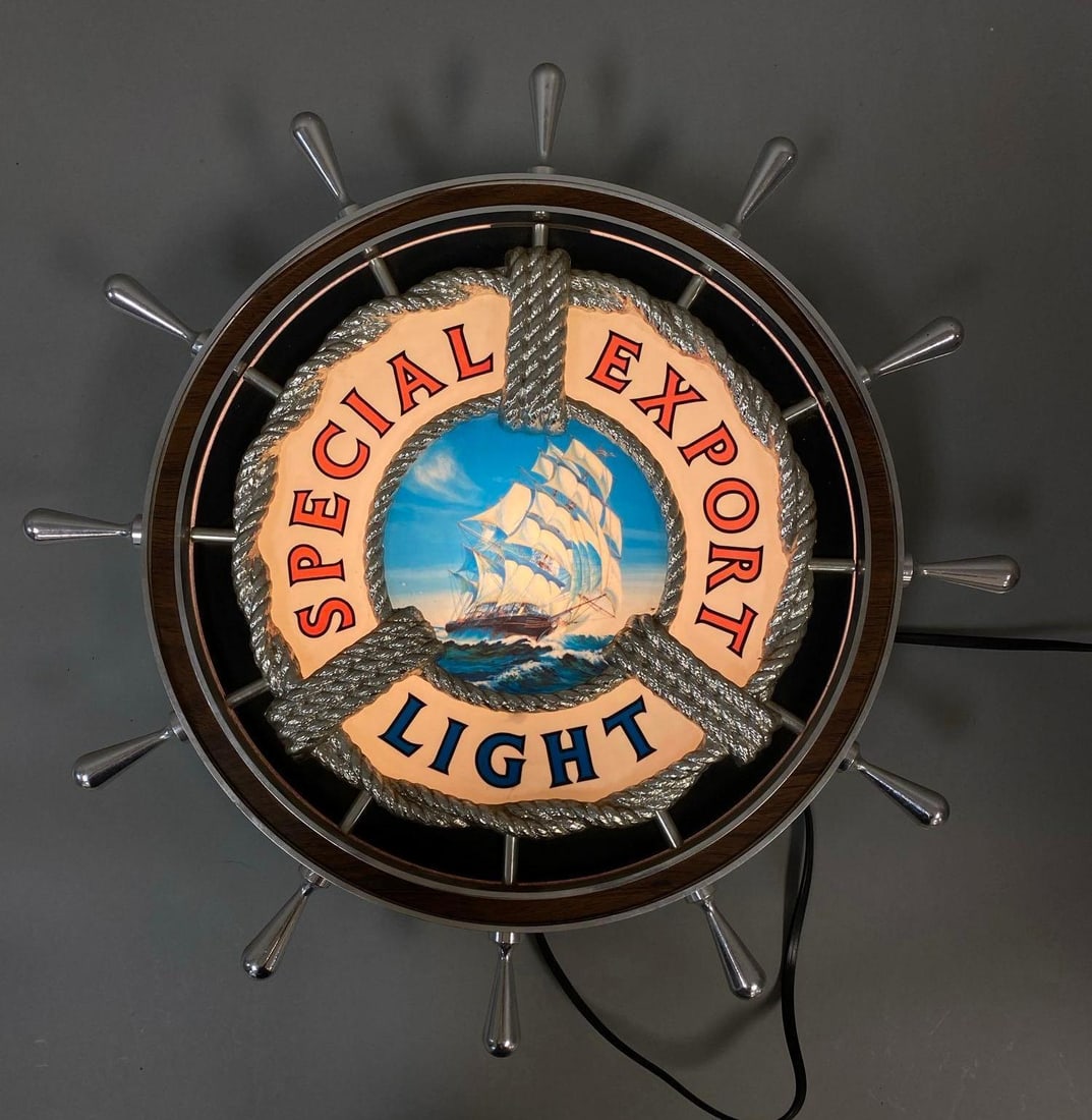 Beer Light up Sign #bls04◇Herman Goseph's 1868◇ビンテージ