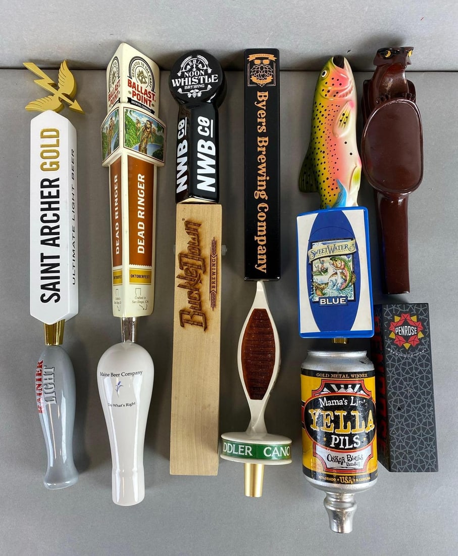Group of Beer Tap Handles (1 of 1)