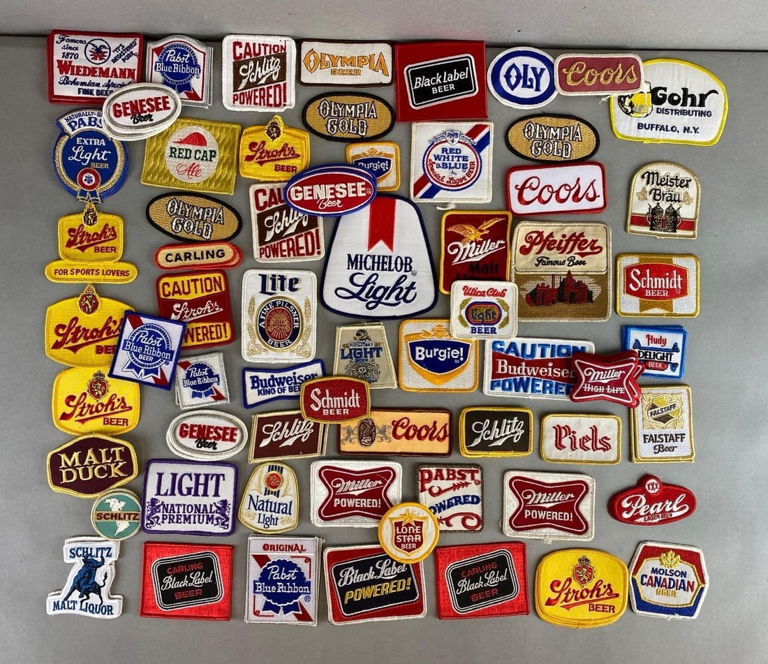 Group of Vintage Beer Patches (1 of 3)