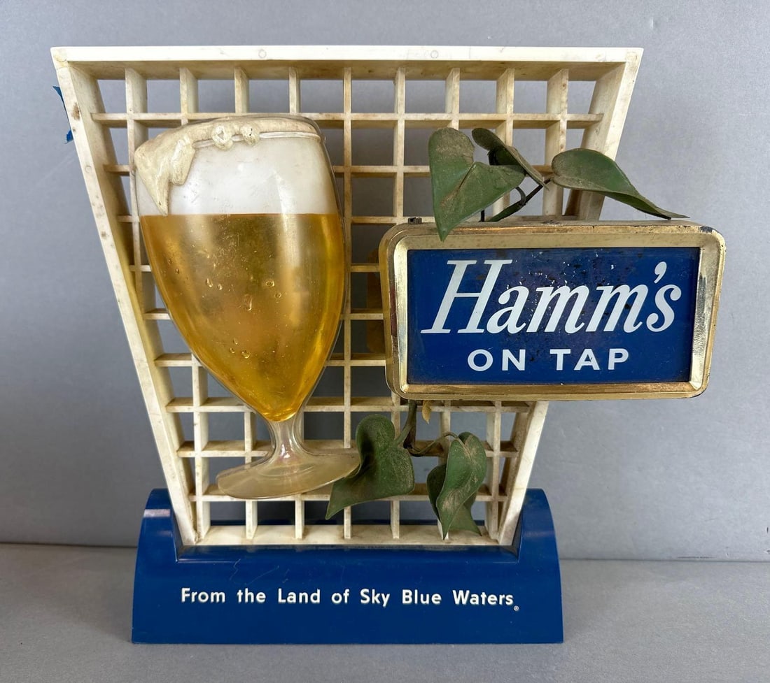 Vintage Hamms Light Up Advertising Beer Sign (1 of 2)