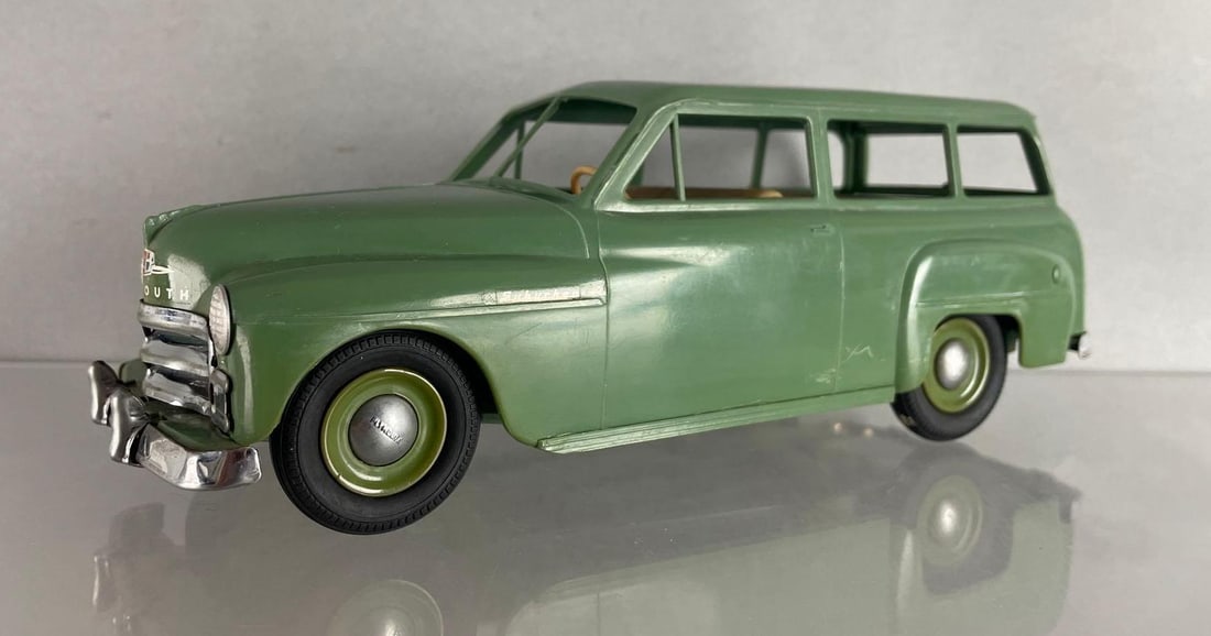 PMC 1950 Plymouth Suburban Wagon Green Promo Car (1 of 6)