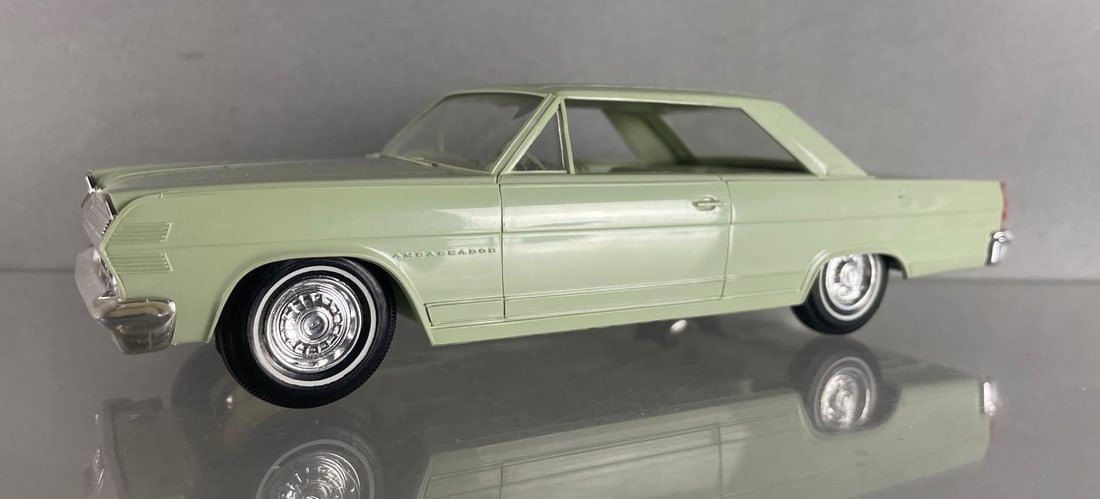 1966 AMC Ambassador Light Green Dealership Promo Car: Green interior, 1/25 scale