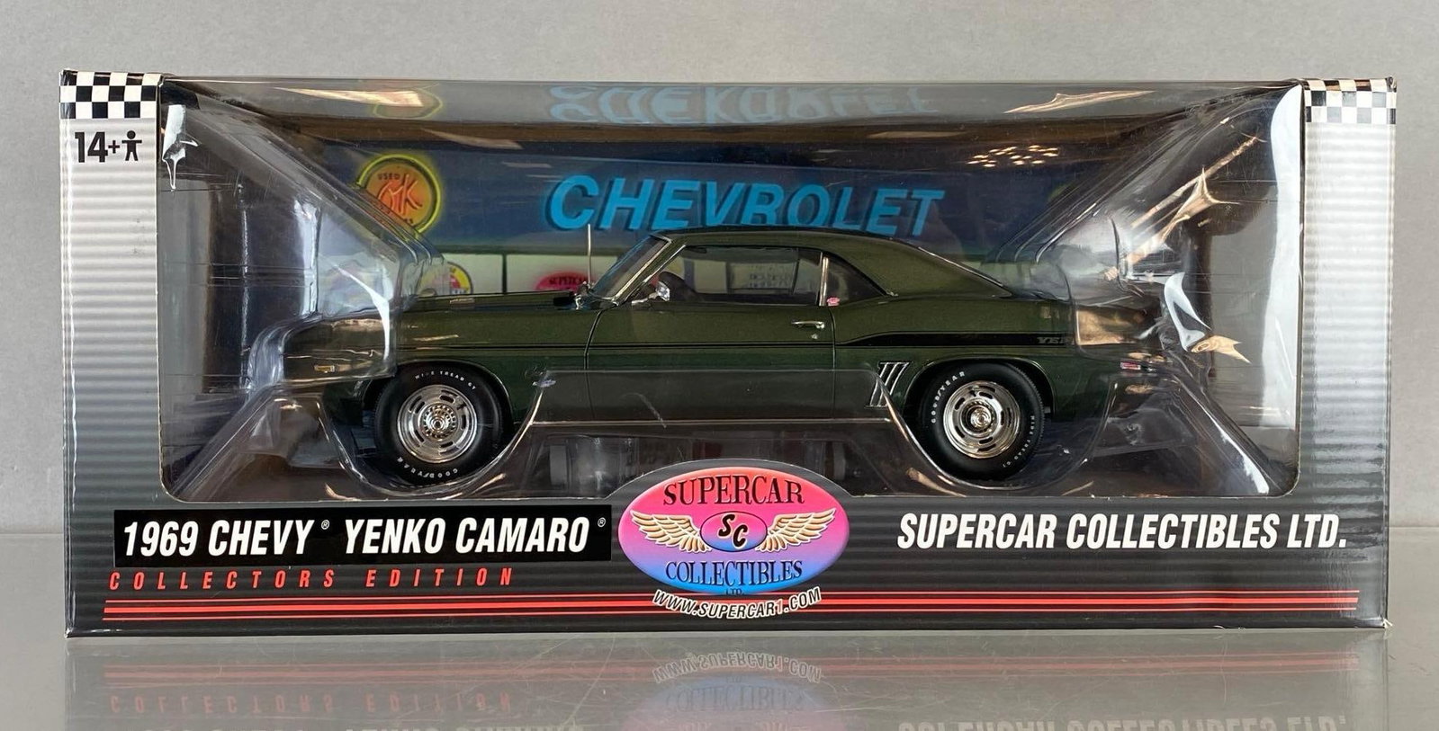 DC Promotions Supercar Collectibles 1969 Chevy Yenko Camaro: 1/18, Die-Cast, collectors edition, Highway 61