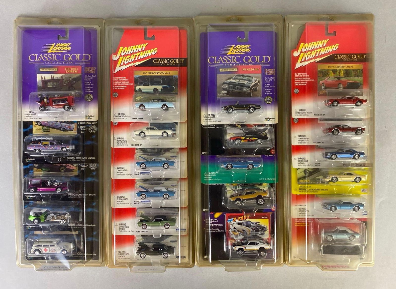 Group of 20+ Playing Mantis Johnny Lightning Classic Gold Cars (1 of 3)