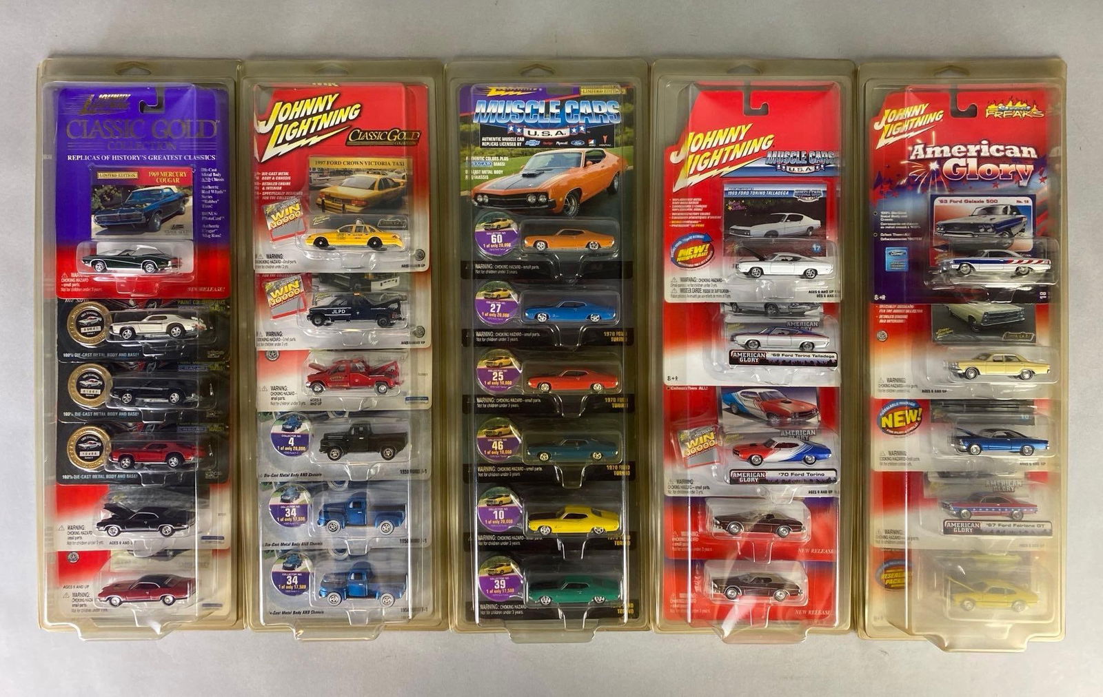 Group of Playing Mantis Johnny Lightning Die-Cast Cars (1 of 3)