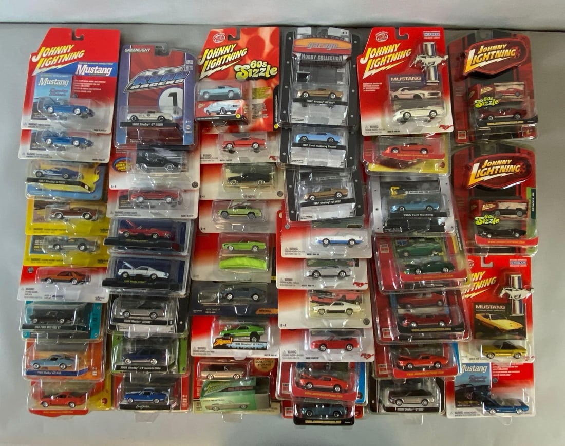 Group of 40+ Die-Cast Ford Mustang Cars (1 of 3)
