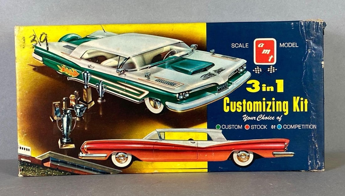AMT 3 in 1 1959 Ford Edsel Hardtop Plastic Model Kit (1 of 4)