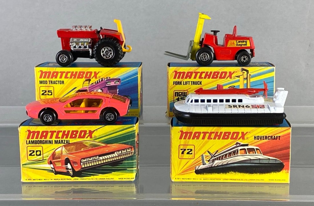 Group of 4 Matchbox Die-Cast Vehicles (1 of 7)