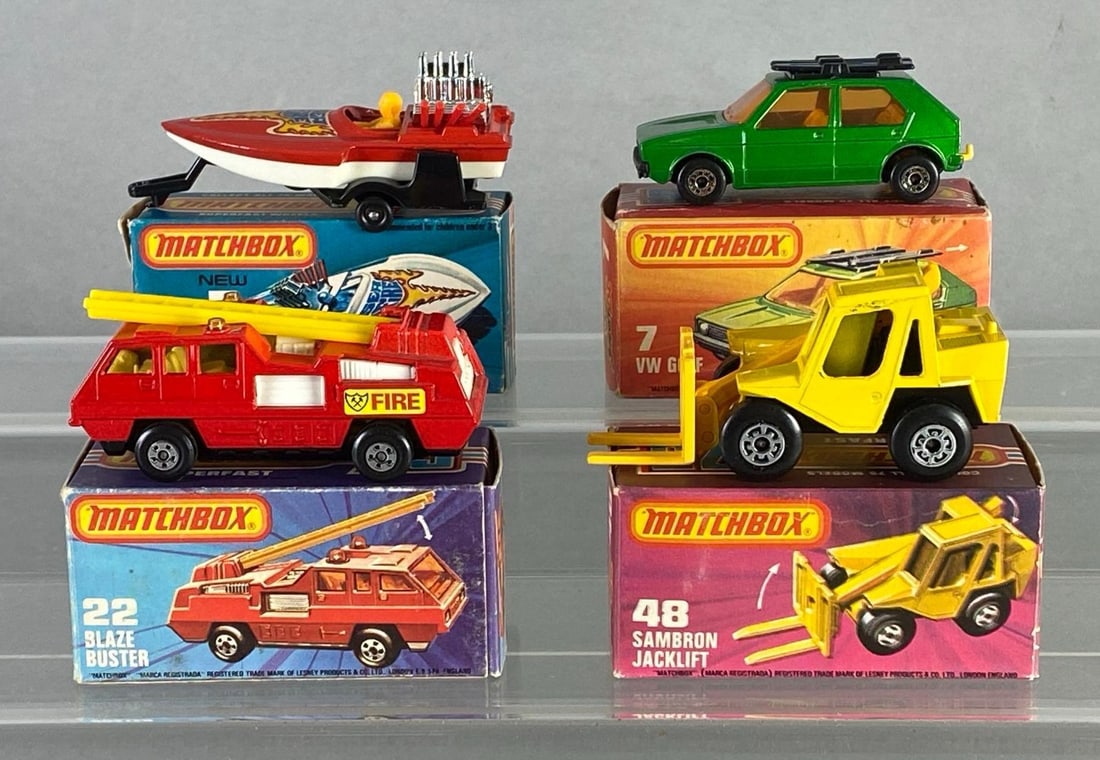 Group of 4 Matchbox Superfast Die-Cast Vehicles (1 of 5)