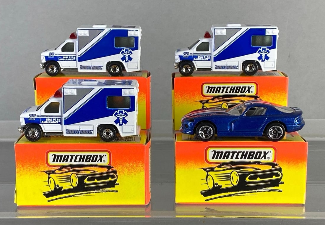 Group of 4 Matchbox Die-Cast Vehicles (1 of 5)