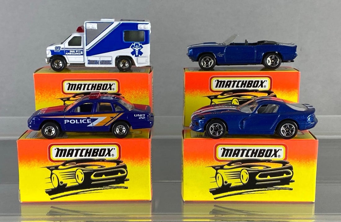 Group of 4 Matchbox Die-Cast Vehicles (1 of 5)