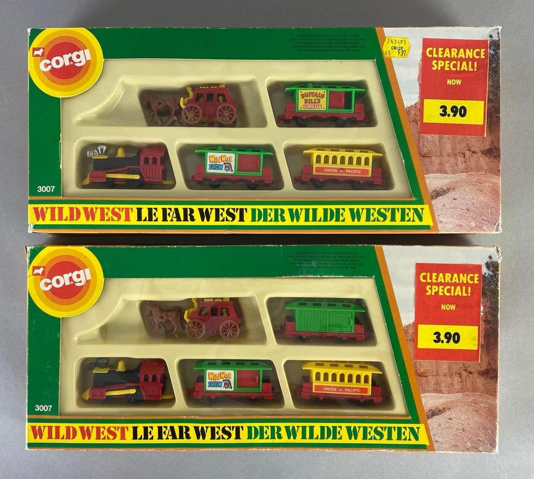 Group of 2 Corgi No. 3007 Wild West Die-Cast Vehicle Sets (1 of 3)