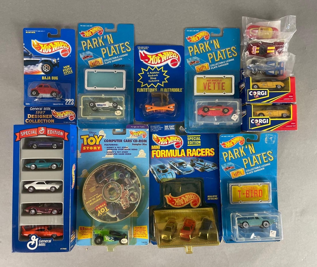 Group of Mattel Hot Wheels and Corgi Die-Cast Vehicles (1 of 3)