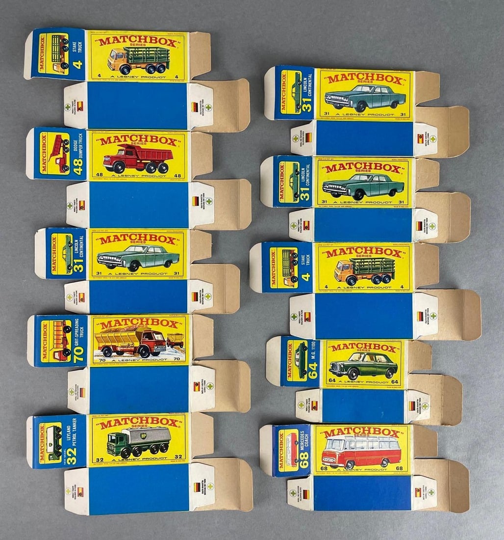 Group of Matchbox E Type Boxes (1 of 2)