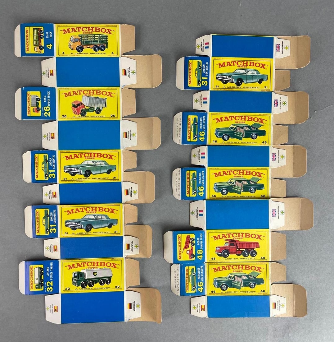 Group of Matchbox E Type Boxes (1 of 2)