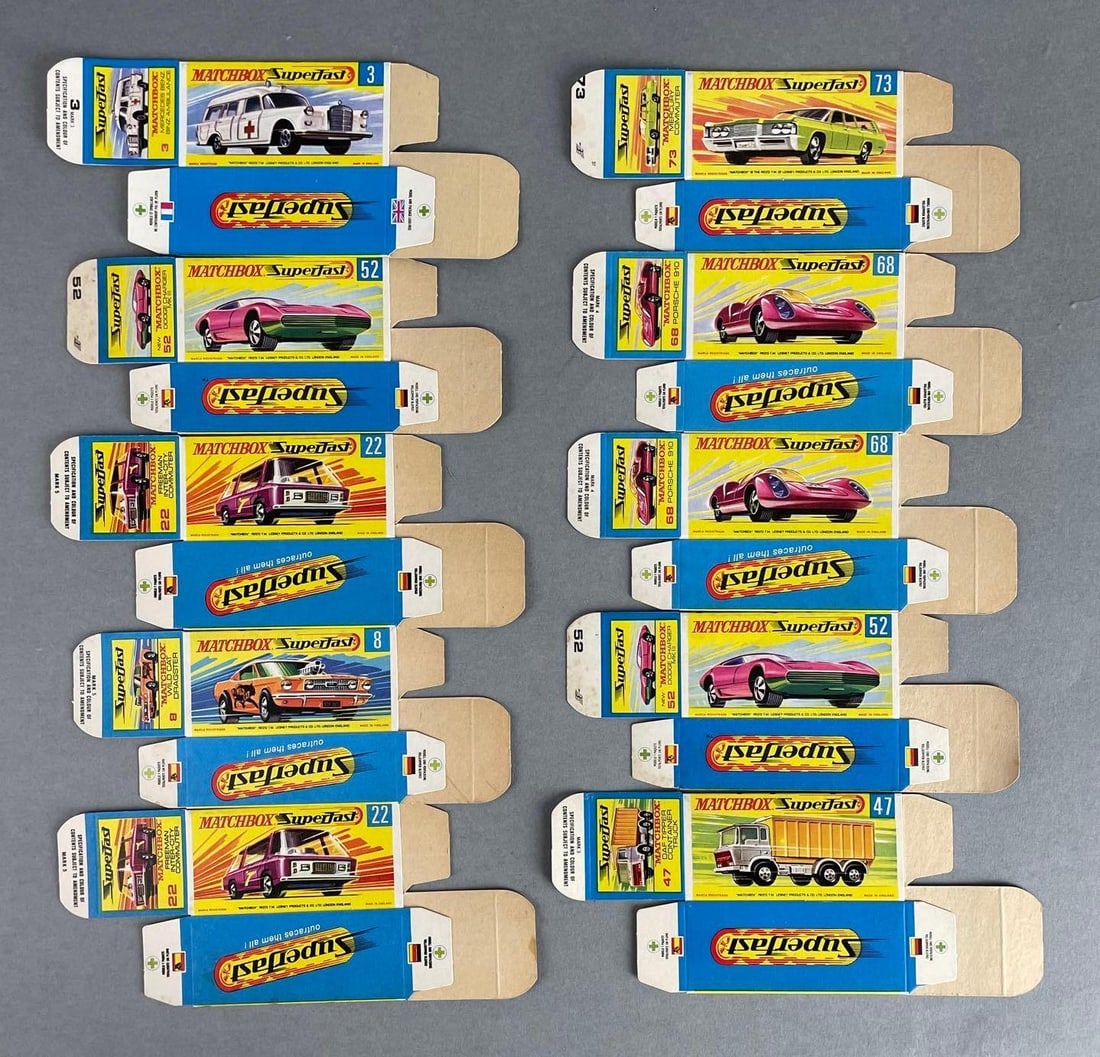 Group of Matchbox Superfast G Type Boxes (1 of 2)
