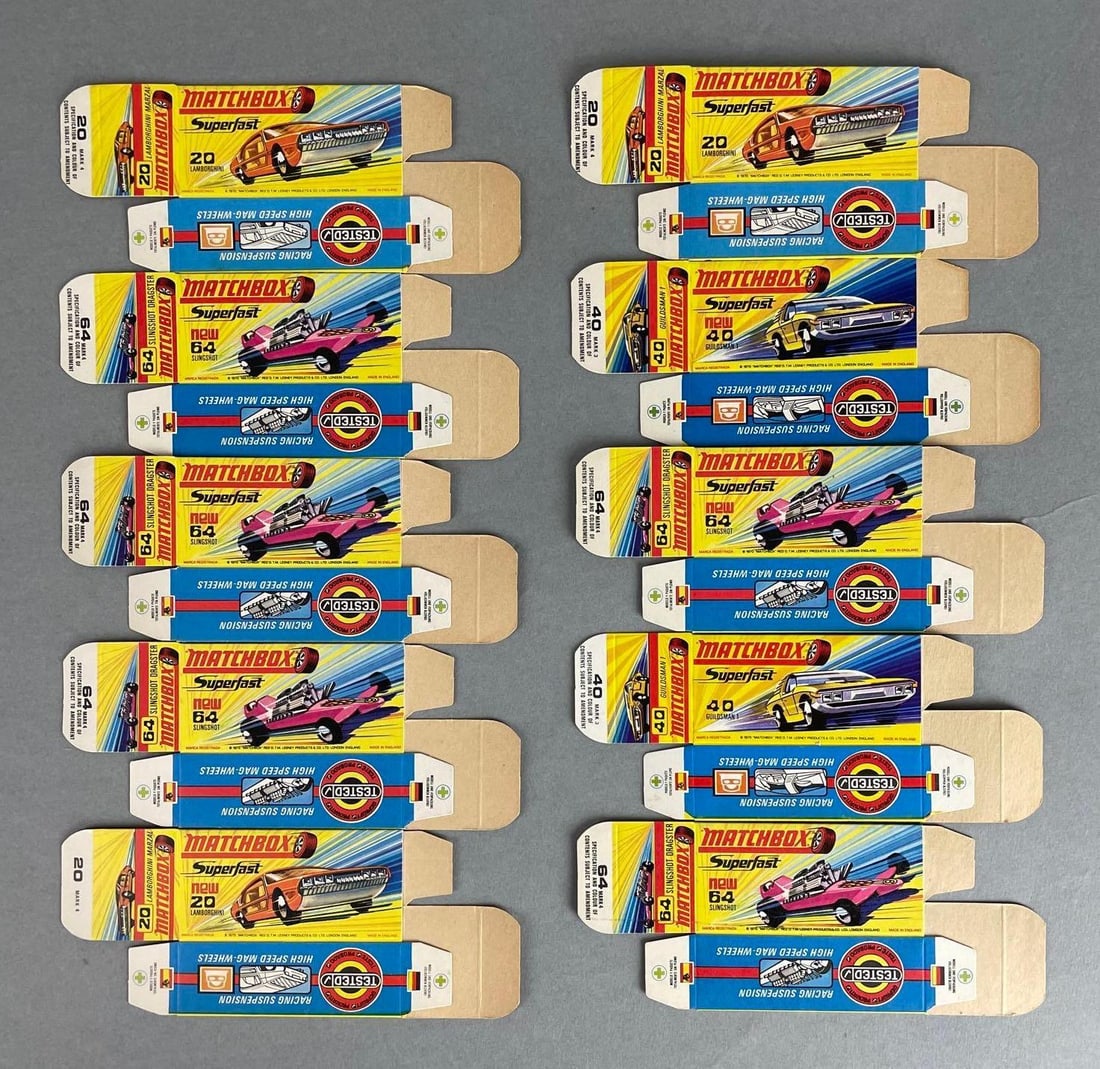 Group of Matchbox Superfast H Type Boxes (1 of 2)
