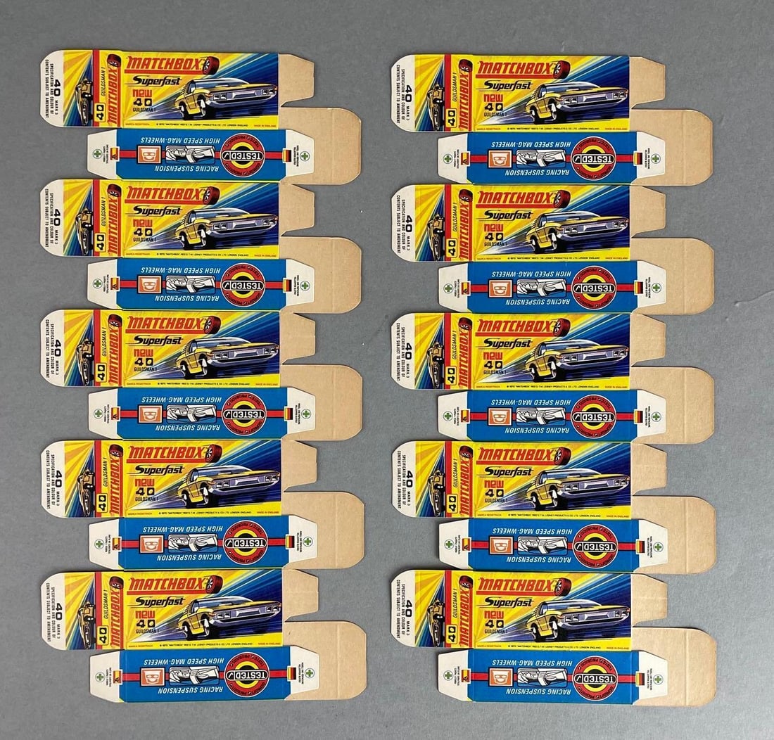 Group of Matchbox Superfast H Type No. 40 Boxes (1 of 2)