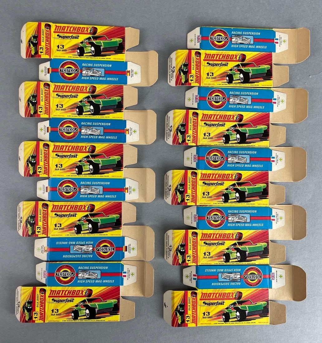 Group of Matchbox Superfast H Type No. 13 Boxes (1 of 2)