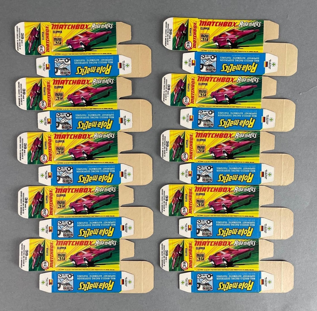 Group of Matchbox J Type No. 39 Boxes: Clipper