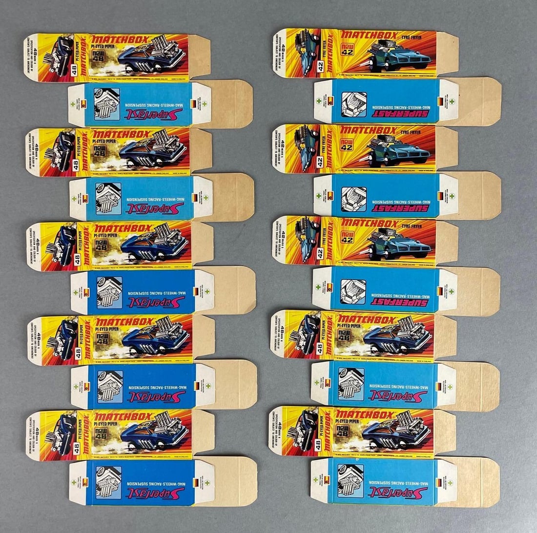 Group of Matchbox J Type Boxes (1 of 2)