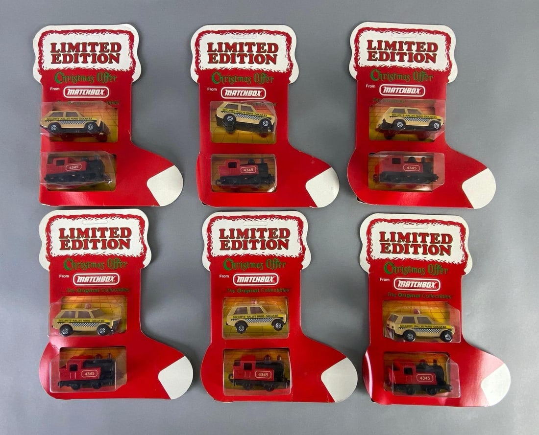 Group of 6 Matchbox Christmas Offer Die-Cast Vehicle Stockings (1 of 2)