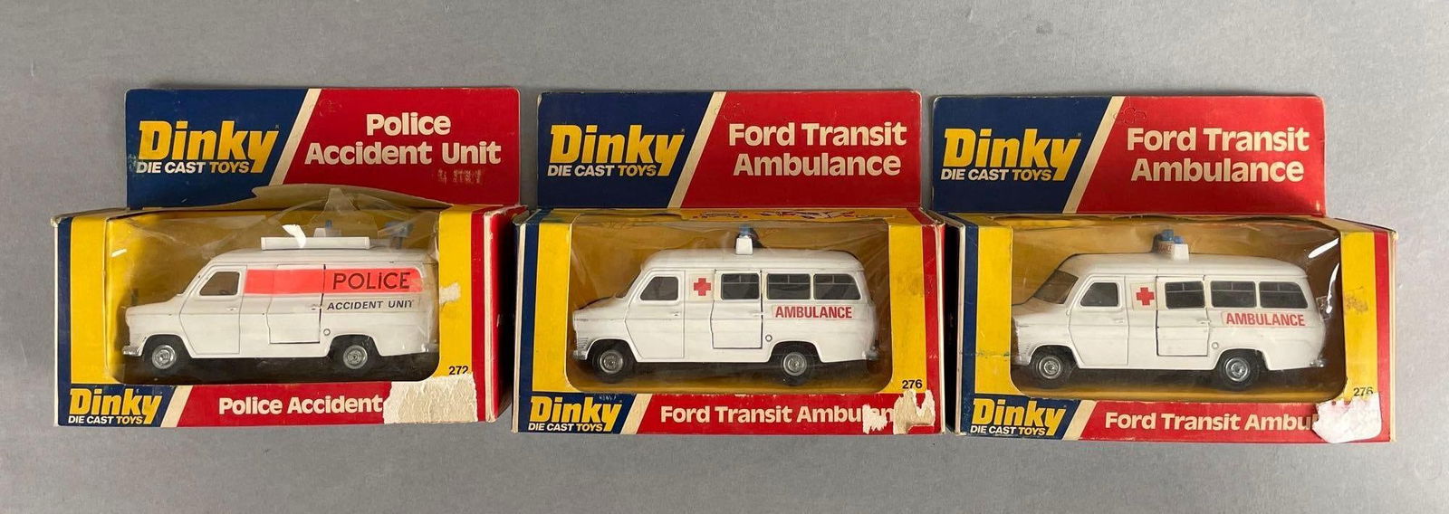 Group of 1976 Dinky Die-Cast Emergency Vehicles (1 of 3)
