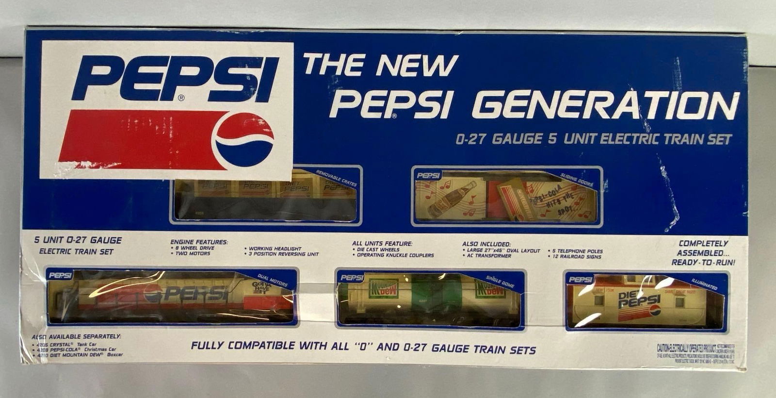 Pepsi New Generation 0 Scale Electric Train Set (1 of 3)