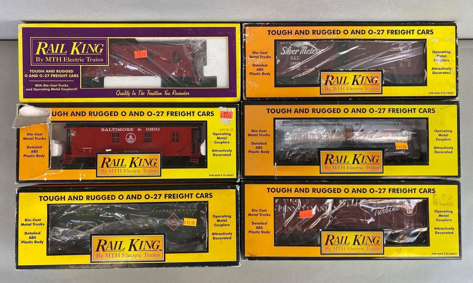 Rail King by MTH Electric Trains Tough and Rugged O Scale Freight Cars (1 of 2)