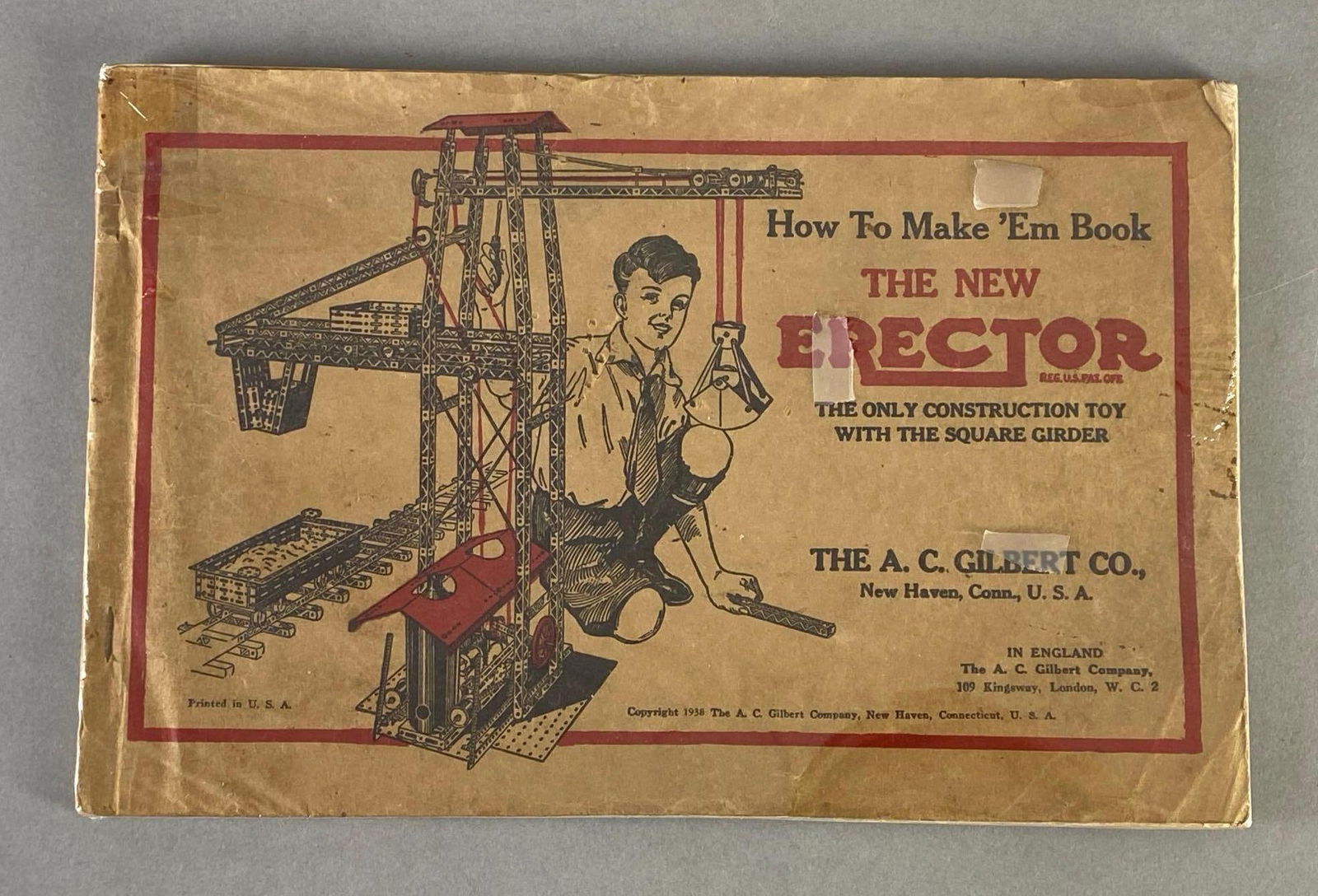 1938 A.C. Gilbert American Flyer Train Erector Set (1 of 8)