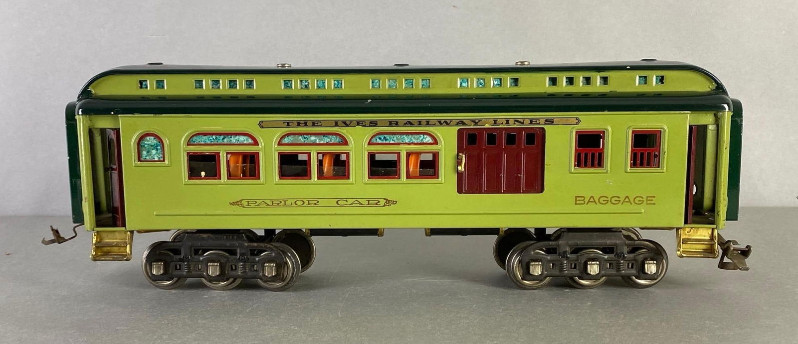 Pre-War The Ives Railway S Scale No. 419 Parlor/Baggage Car (1 of 7)