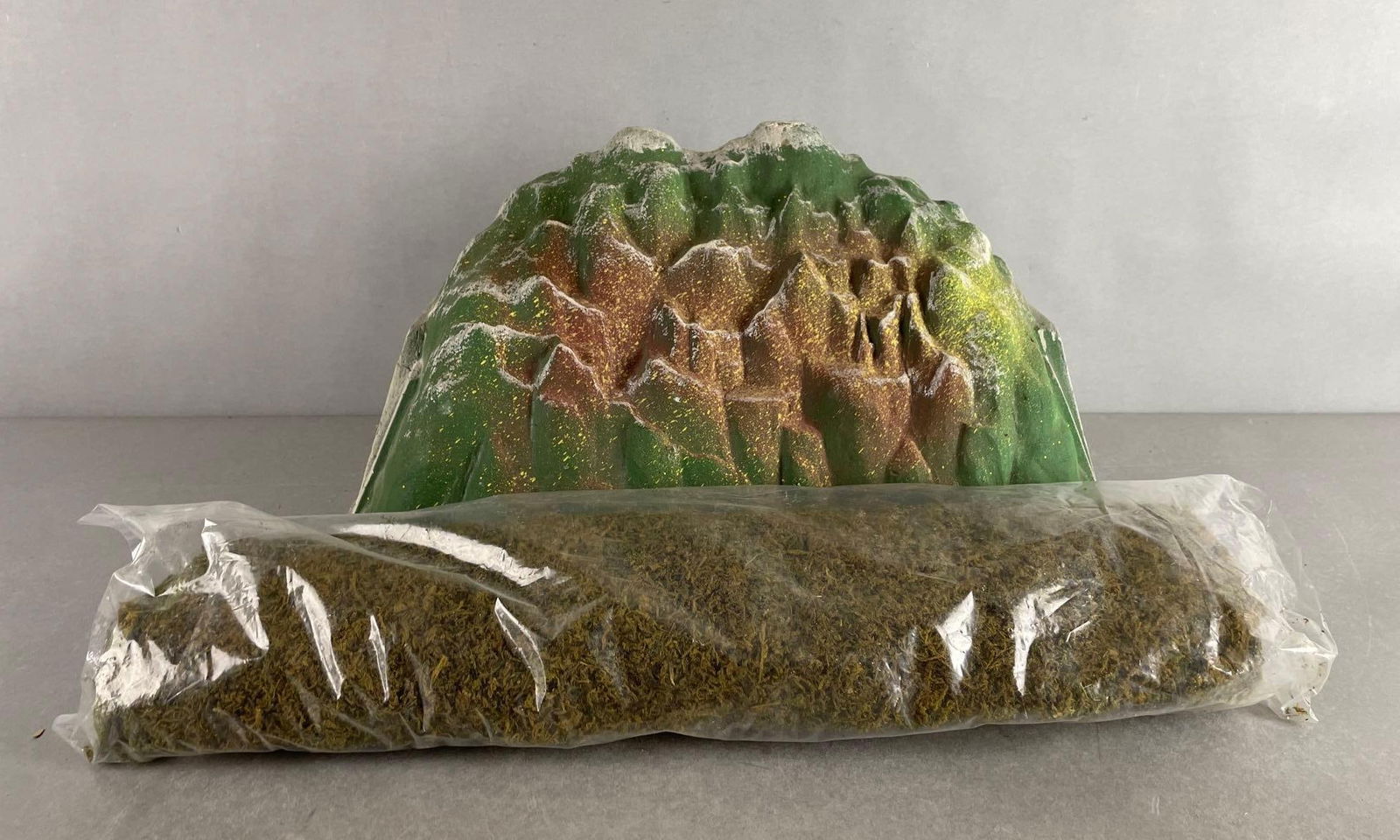 Model Train Mountain Tunnel and Grass (1 of 3)