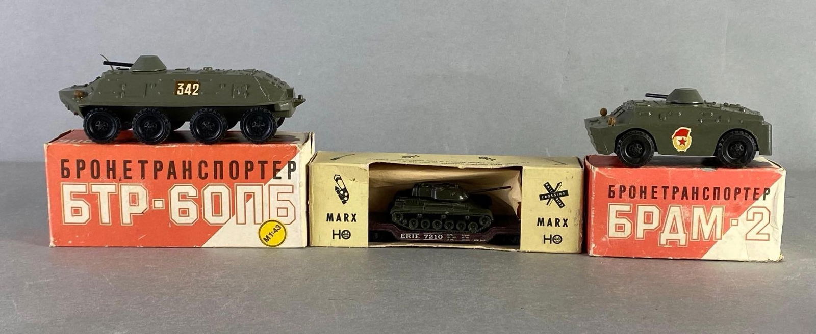 Group of 3 Plastic and Die-Cast Military Vehicles (1 of 6)