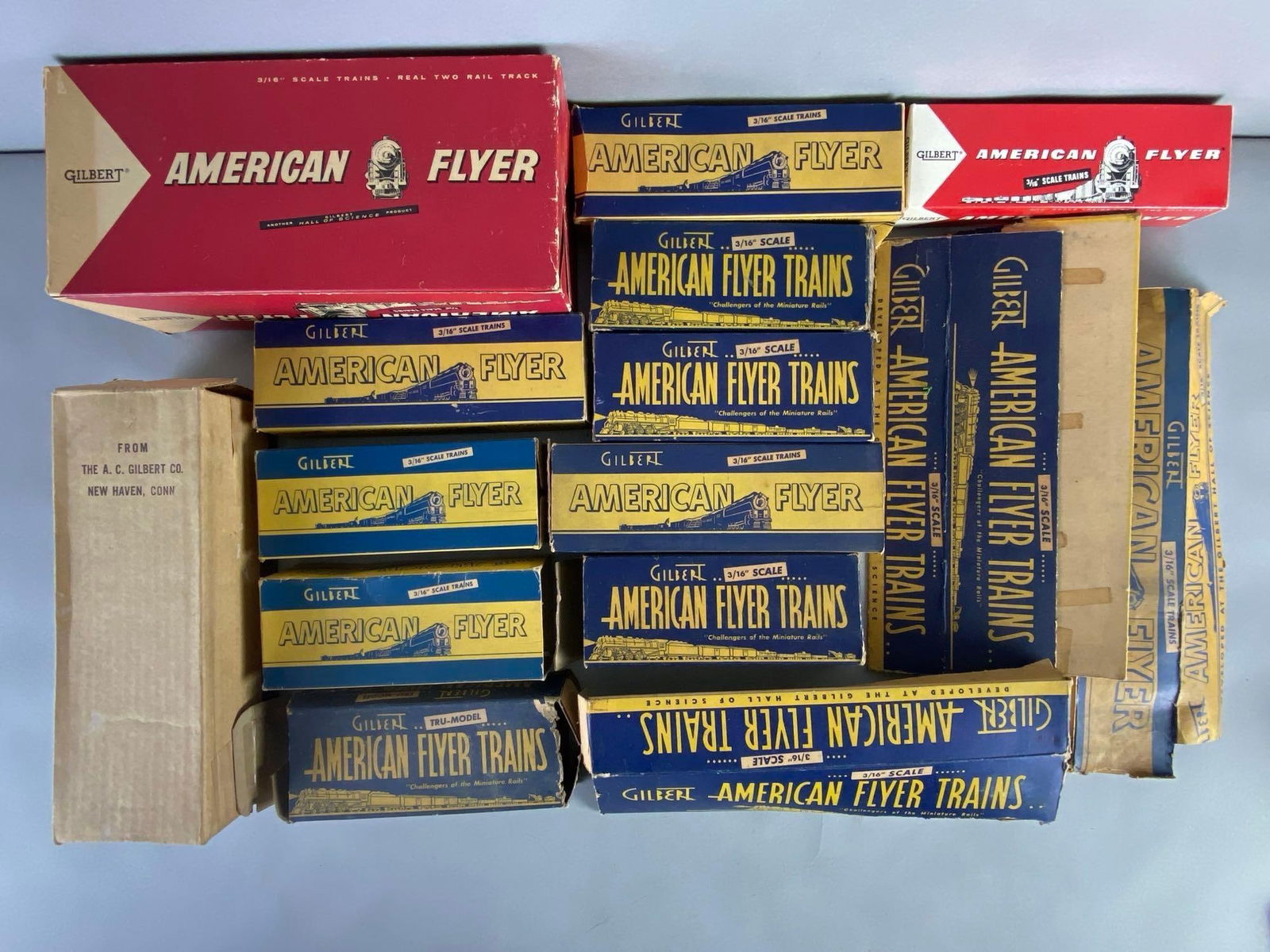 Group of American Flyer Train Car Empty Boxes (1 of 3)