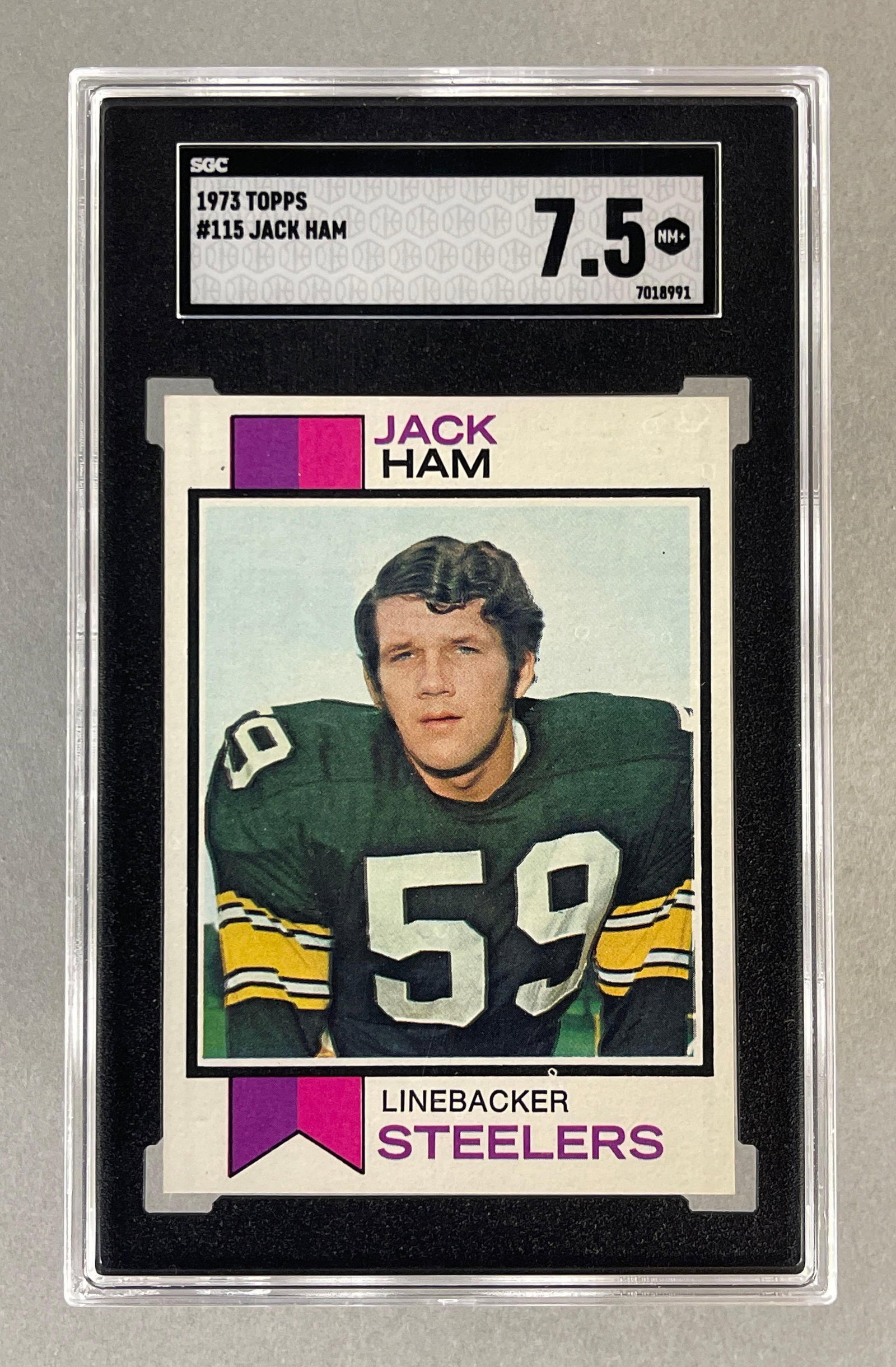 1973 Topps Jack Ham #115 SGC 7.5 Rookie (1 of 2)