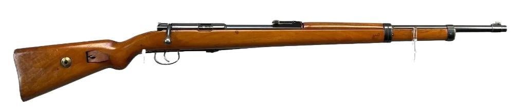Scarce Pre WW2 Waffenstadt Suhl DSM-35 .22 cal. Single Shot Bolt Action Rifle: Serial Number 8278, "1935/Waffenstadt/Suhl" marked receiver, with "crown/letter" proofs. Very Good Condition, Clean Bore with Rifling Present