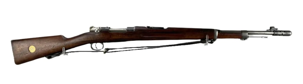 Swedish Mauser M38 6x5x55mm Bolt Action Carbine Rifle: Serial #225050. Manufactured in 1908